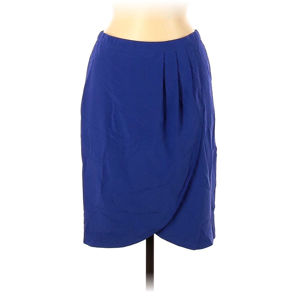 MADEWELL Blue Silk Skirt
